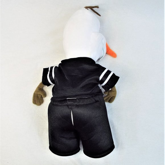 Build a Bear Olaf Plush Stuffed Frozen Snowman w/ NHL Clothing for Hockey Lover - Picture 4 of 5
